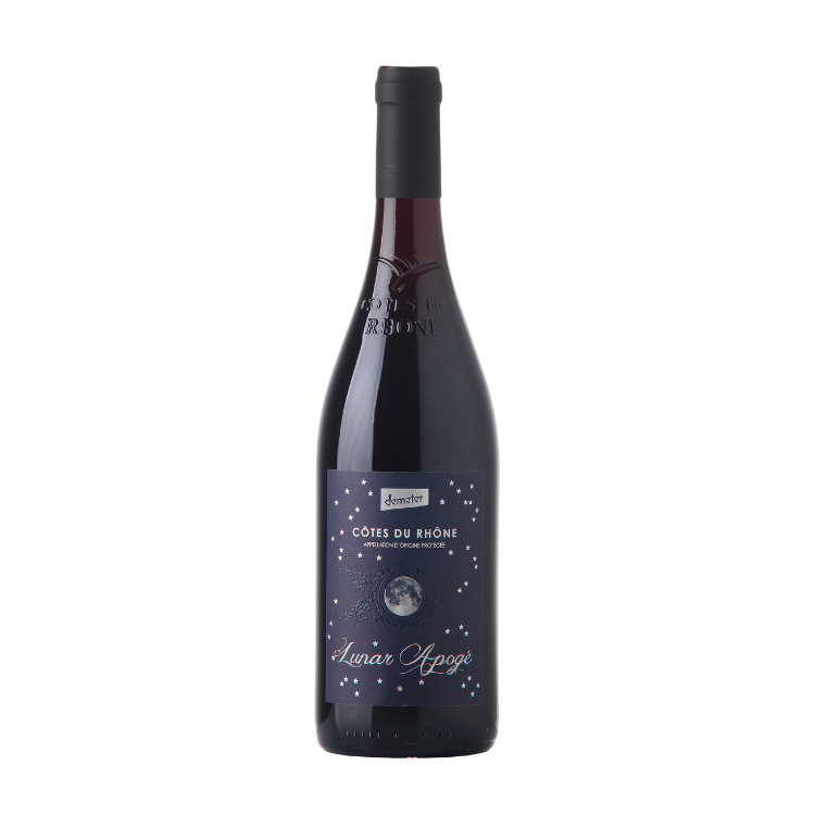 Bottle of Lunar Apoge Cotes du Rhone 2020 - 2020 Grenache Blends / GSM from Lunar Apoge, Rhone Valley FR